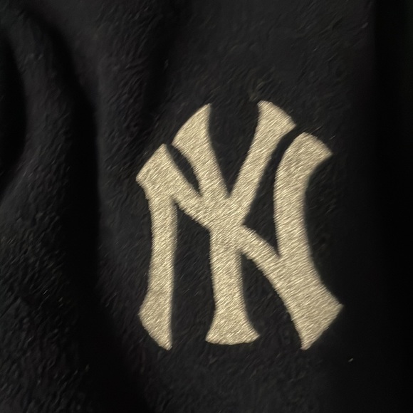 Youth large fleece 3/4 zip with pockets NY Yankees - Picture 2 of 5